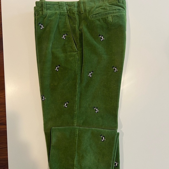 TWO PANTS: Men’s J Crew Corduroy GREEN and YELLOW. 32-32 and 33-32 - Picture 4 of 11
